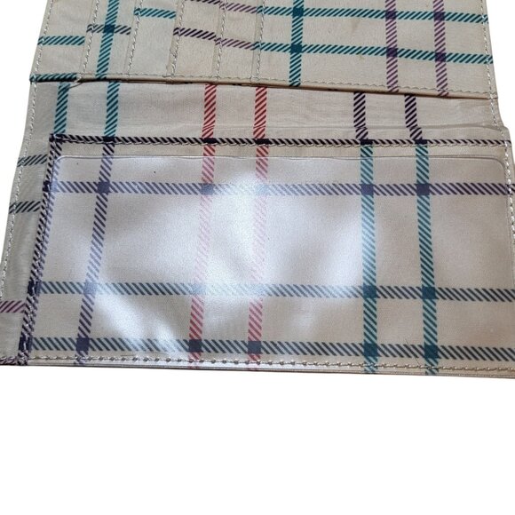 Vintage Liz Claiborne Wallet Clutch Checkbook ID Coin Cards Billfold - Picture 10 of 16